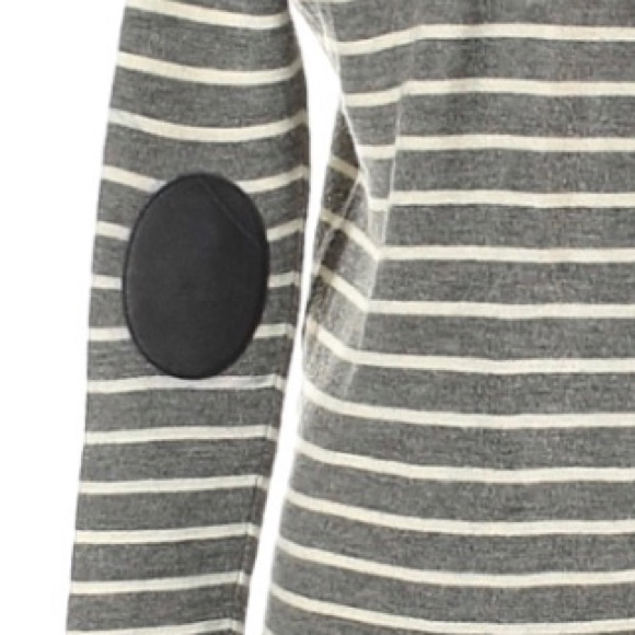 j.Crew Merino Wool Stripy Hi-Low Tunic Swe… - Picture 3 of 5